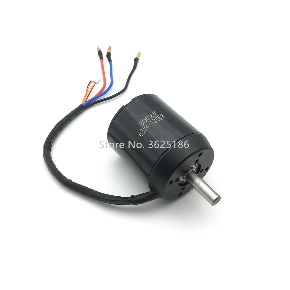 6384 Brushless Motor Sensored - Motor sin escobillas BLDC de 120KV,
